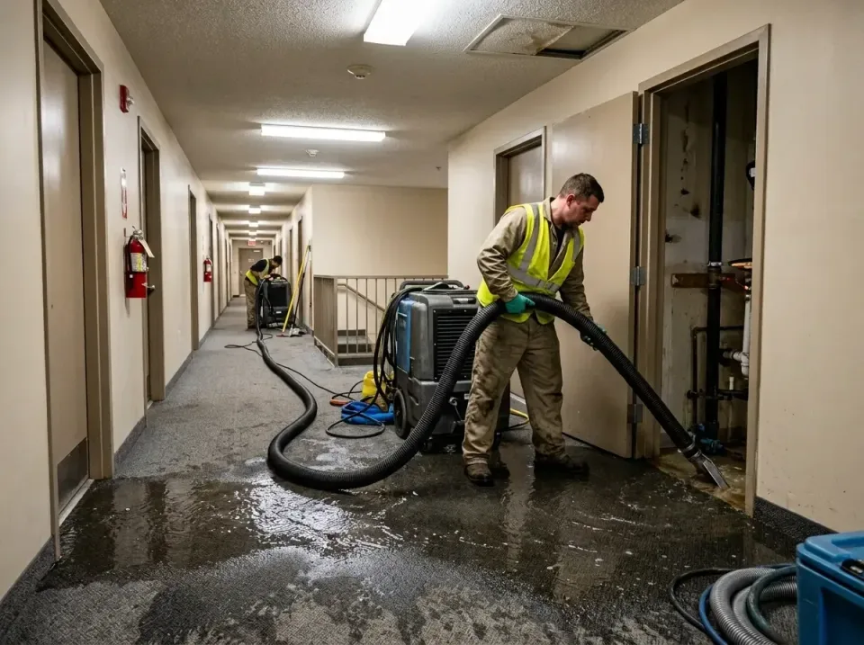 multi-unit-apartment-hallway-f-005 — frequently asked questions, Emergency Burst Pipe Water Extraction & Removal in Myrtle C…